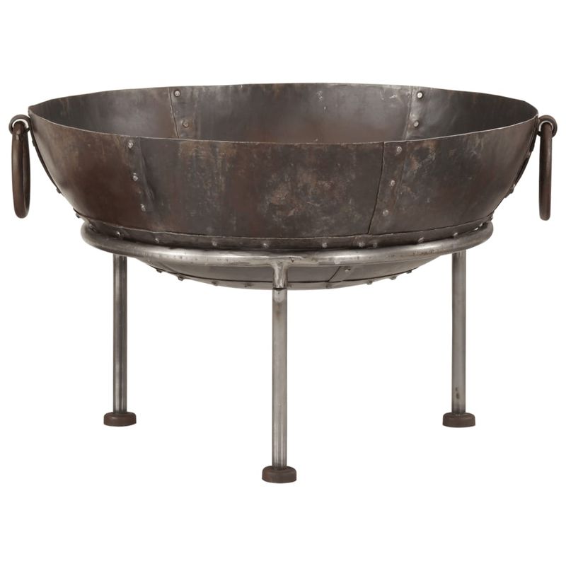 Casa si Gradina - Termice - Sobe, Seminee si accesorii - Seminee - Vatra de foc, 55x55x38 cm, fier, maro - Infinity.ro
