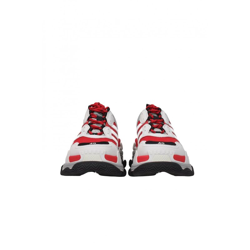 Sport si Outdoor - Echipament Sportiv - Incaltaminte sport - Pantofi sport - Pantofi Balenciaga x adidas originals Triple S, 42 EU, Gri/Rosu - Infinity.ro
