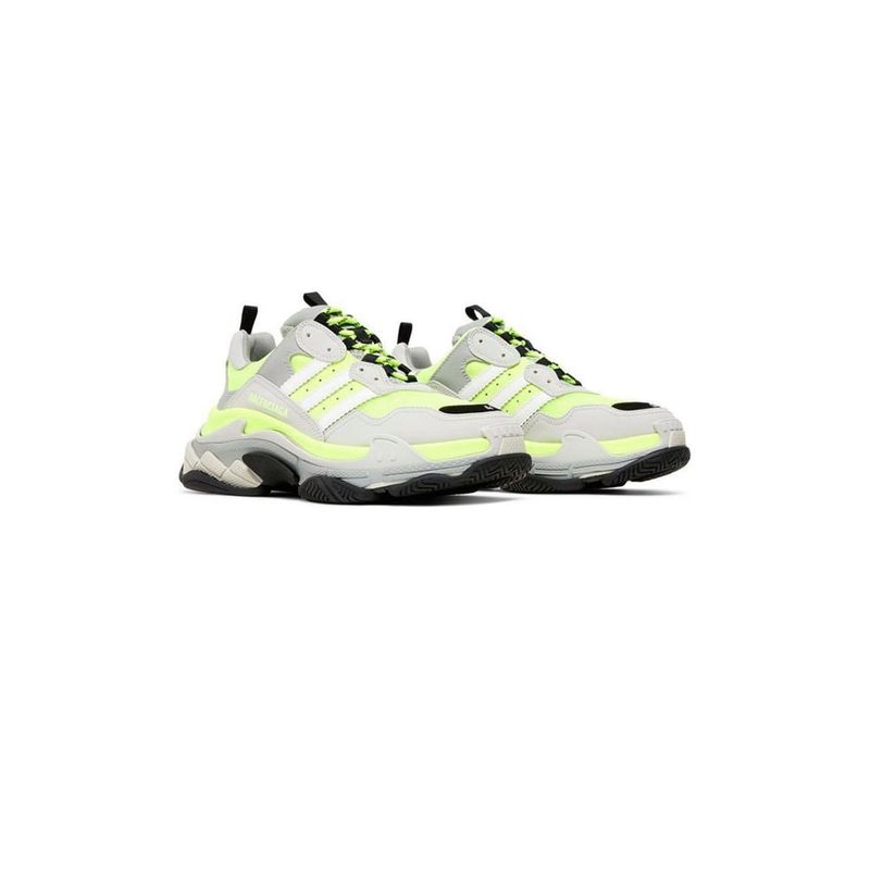Sport si Outdoor - Echipament Sportiv - Incaltaminte sport - Pantofi sport - Pantofii adidas originals x Balenciaga Triple S, 43 EU, Gri/Galben fluorescent - Infinity.ro