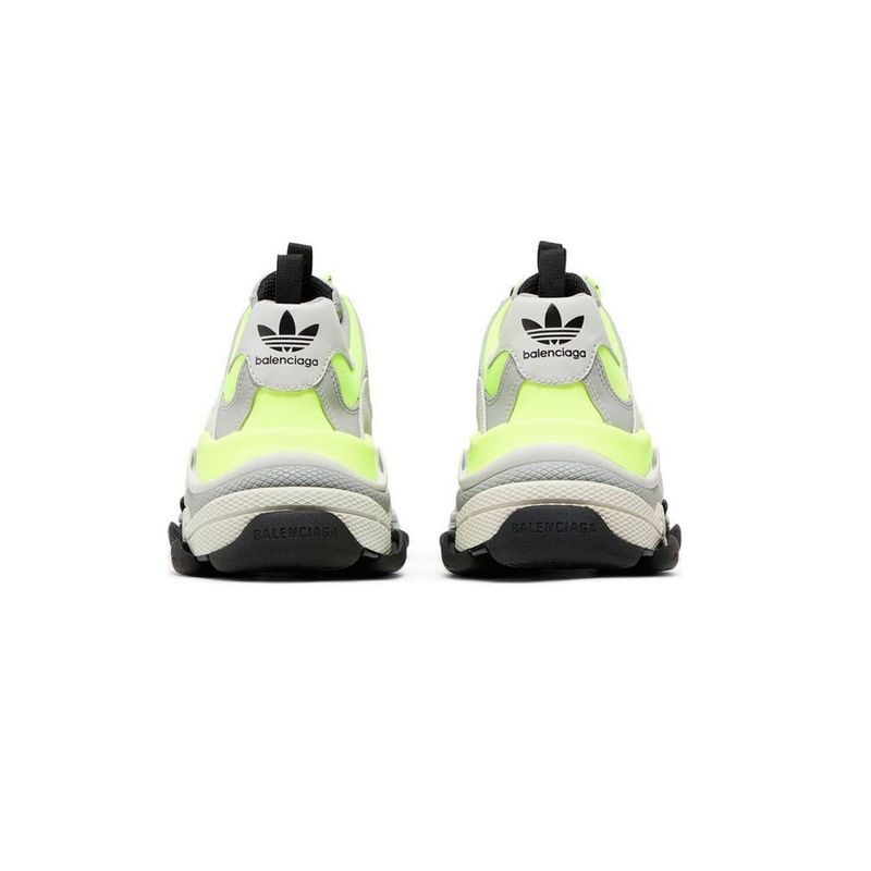 Sport si Outdoor - Echipament Sportiv - Incaltaminte sport - Pantofi sport - Pantofii adidas originals x Balenciaga Triple S, 43 EU, Gri/Galben fluorescent - Infinity.ro