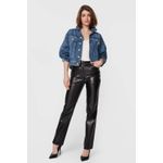 Fashion, accesorii si bijuterii - Femei - Imbracaminte femei - Pantaloni femei - Pantaloni Guess de piele ecologica Kelly W3RA0M, Negru, W27-L29 US - Infinity.ro