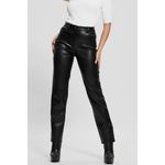 Fashion, accesorii si bijuterii - Femei - Imbracaminte femei - Pantaloni femei - Pantaloni Guess de piele ecologica Kelly W3RA0M, Negru, W27-L29 US - Infinity.ro