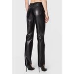 Fashion, accesorii si bijuterii - Femei - Imbracaminte femei - Pantaloni femei - Pantaloni Guess de piele ecologica Kelly W3RA0M, W34-L29 US, Negru - Infinity.ro