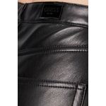 Fashion, accesorii si bijuterii - Femei - Imbracaminte femei - Pantaloni femei - Pantaloni Guess de piele ecologica Kelly W3RA0M, W34-L29 US, Negru - Infinity.ro