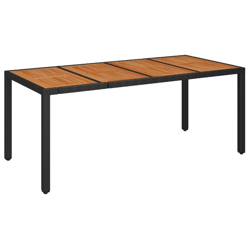 Casa si Gradina - Gradina si terasa - Mobilier exterior - Seturi mobila gradina - Set mobilier de gradina cu perne, 9 piese, negru, poliratan - Infinity.ro