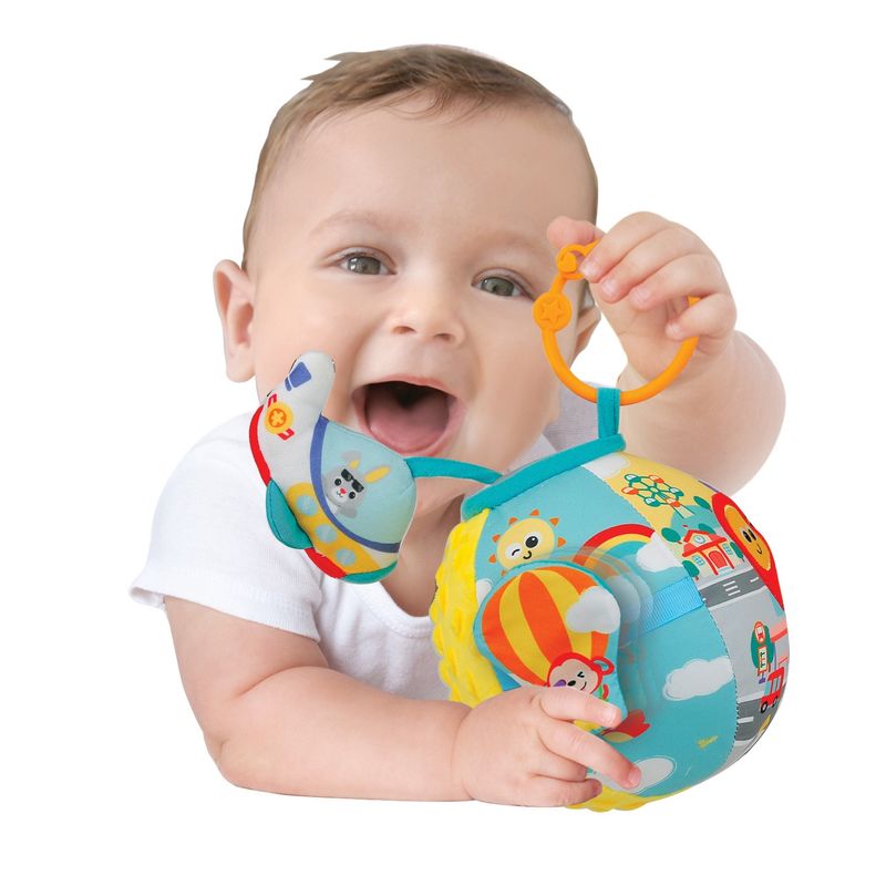 Jucarii, Copii si Bebe - Jucarii si jocuri - Jucarii bebelusi - Jucarii interactive bebelusi - Minge din material textil - Infinity.ro