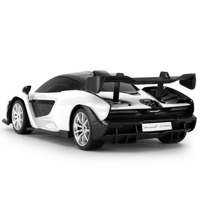 Jucarii, Copii si Bebe - Jucarii si jocuri - Vehicule si jucarii cu telecomanda - Masinute - Masina cu telecomanda mclaren senna alb cu scara 1 la 18 - Infinity.ro