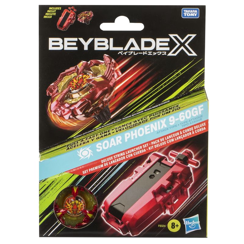 Jucarii, Copii si Bebe - Jucarii si jocuri - Jucarii de rol - Arme de jucarie - Beyblade x set deluxe string soar phoenix 9-60gf - Infinity.ro