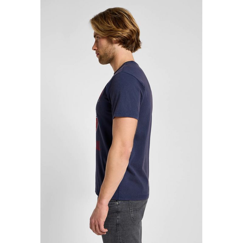 Fashion, accesorii si bijuterii - Barbati - Imbracaminte - Tricouri si bluze barbati - Tricou barbati Lee Frontier 112355577, M INTL, Bluemarin - Infinity.ro