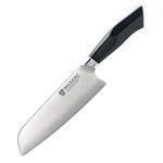 Casa si Gradina - Bucatarie si vesela - Vesela si tacamuri - Cutite si seturi de cutite - Cutit santoku profesional Maranc, otel de damasc, 18 cm, M186 - Infinity.ro