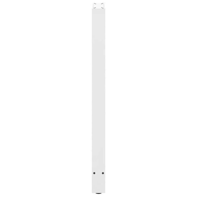 Casa si Gradina - Mobilier - Feronerie si accesorii mobila - Picioare masuta de cafea alb 2 buc 50x(110-111) cm Otel - Infinity.ro