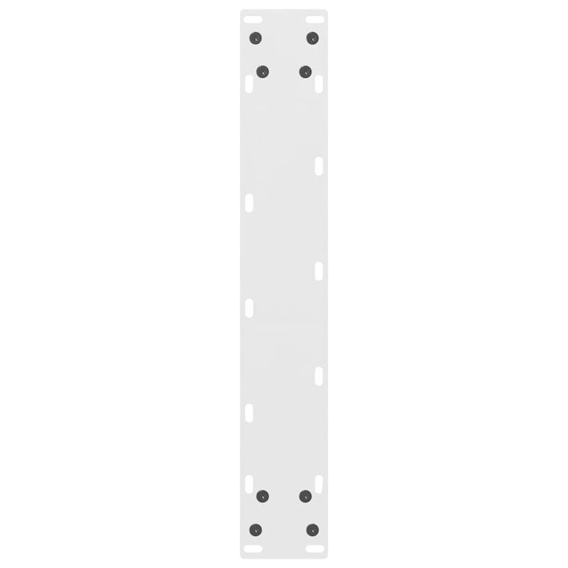 Casa si Gradina - Mobilier - Feronerie si accesorii mobila - Picioare masuta de cafea alb 2 buc 50x(110-111) cm Otel - Infinity.ro