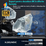 TV, Audio-Video si Foto - Videoproiectoare si accesorii - Videoproiectoare - Videoproiector portabil Full HD, Android 9.0 Wi-Fi & Bluetooth, 12 000 Lumeni, Rezolutie 1920x1080 HD, Suport 4K/8K - Infinity.ro