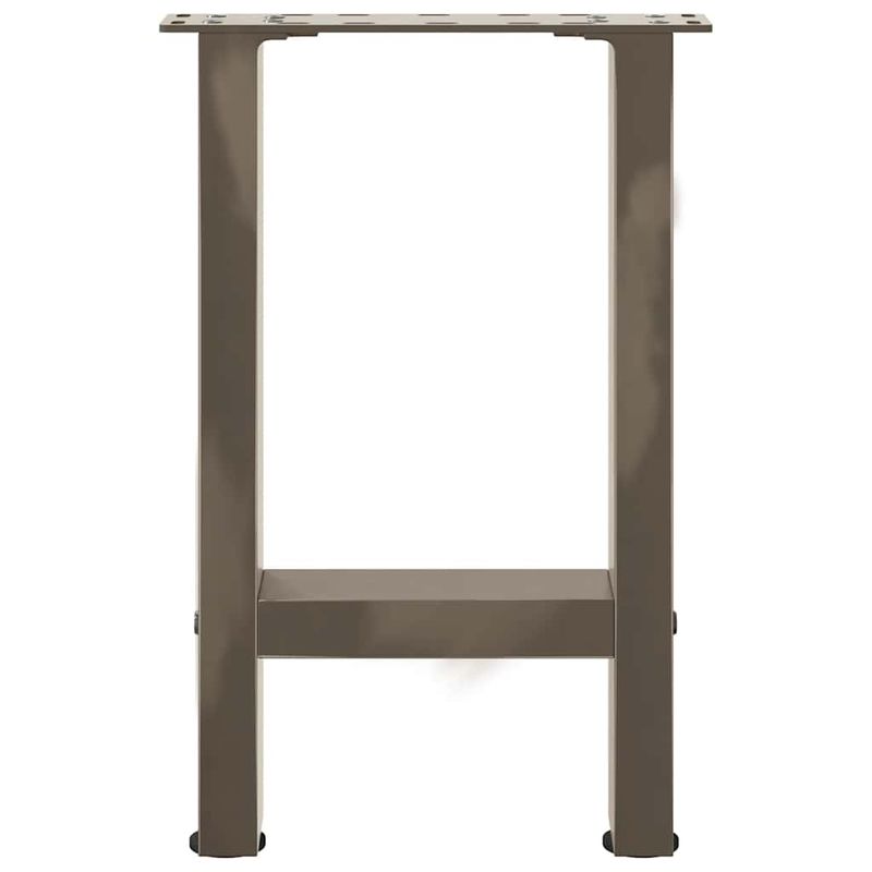 Casa si Gradina - Mobilier - Feronerie si accesorii mobila - Picioare masuta de cafea Otel natural 2 buc 28x(42-43) cm Otel - Infinity.ro