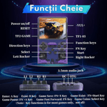 PC, gaming si accesorii - Gaming - Console gaming - Consola Gaming portabila cu 15.000+ Jocuri Clasice, Ecran HD 3.5'', 128GB Stocare, Joystick-uri 3D, Multiplayer Wireless - Infinity.ro