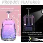 Sport si Outdoor - Articole de voiaj - Rucsacuri - Ghiozdan Troler Multifunctional cu Rotile, Rucsac de Capacitate Mare, Pentru Fete si Baieti, Ideal pentru Scoala - Infinity.ro