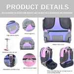 Sport si Outdoor - Articole de voiaj - Rucsacuri - Ghiozdan Troler Multifunctional cu Rotile, Rucsac de Capacitate Mare, Pentru Fete si Baieti, Ideal pentru Scoala - Infinity.ro