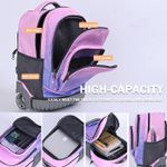 Sport si Outdoor - Articole de voiaj - Rucsacuri - Ghiozdan Troler Multifunctional cu Rotile, Rucsac de Capacitate Mare, Pentru Fete si Baieti, Ideal pentru Scoala - Infinity.ro