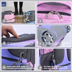 Sport si Outdoor - Articole de voiaj - Rucsacuri - Ghiozdan Troler Multifunctional cu Rotile, Rucsac de Capacitate Mare, Pentru Fete si Baieti, Ideal pentru Scoala - Infinity.ro