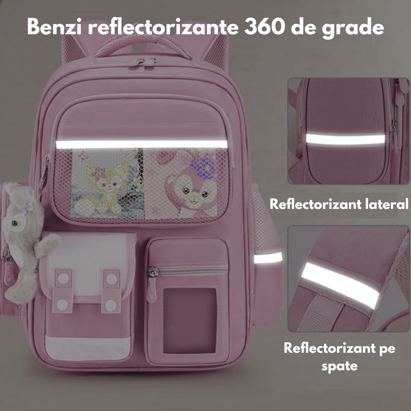 Sport si Outdoor - Articole de voiaj - Rucsacuri - Ghiozdan Scoala, Ergonomic pentru copii - Ultra usor, Compartimente multiple, Rucsac Capacitate Mare, Protectie Spate - Infinity.ro