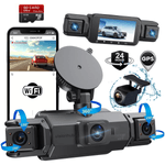 Auto si Moto - Electronice auto - Camere auto si DVR - Camera de bord pentru masina cu 4 canale 360°–FHD 1080P, WIFI+GPS, Monitorizare PARCARE 24h, G-Senzor, Aplicatie Telefon - Infinity.ro