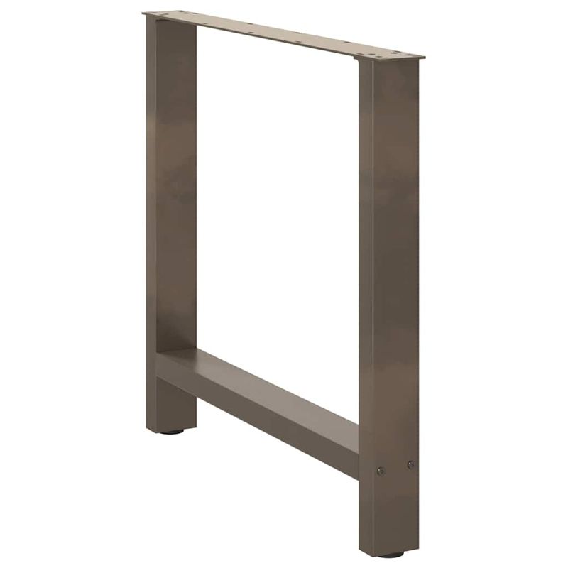 Casa si Gradina - Mobilier - Feronerie si accesorii mobila - Picioare masuta de cafea Otel natural 2 buc 70x(72-73) cm Otel - Infinity.ro