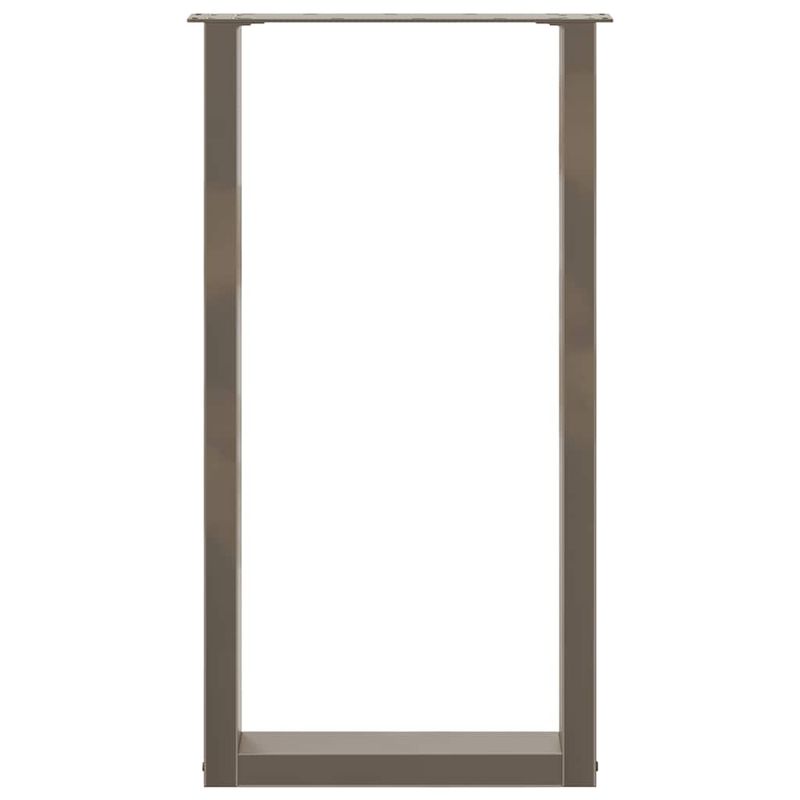 Casa si Gradina - Mobilier - Feronerie si accesorii mobila - Picioare pentru masuta cafea in forma U 2 buc Otel natural Otel - Infinity.ro