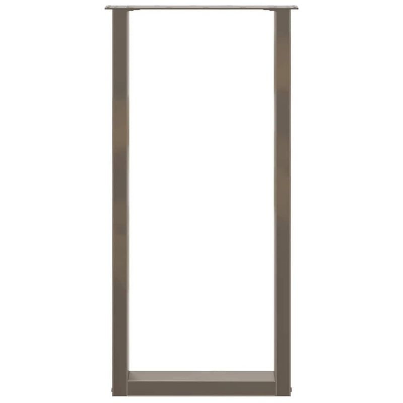 Casa si Gradina - Mobilier - Feronerie si accesorii mobila - Picioare pentru masuta cafea in forma U 2 buc Otel natural Otel - Infinity.ro