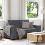 Casa si Gradina - Mobilier - Canapele si coltare - Canapele - Canapea cu 2 locuri, gri inchis, 120 cm, catifea - Infinity.ro