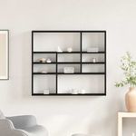 Casa si Gradina - Mobilier - Biblioteci si rafturi - Rafturi - Raft de perete, stejar negru, 90x16x78 cm, lemn prelucrat - Infinity.ro