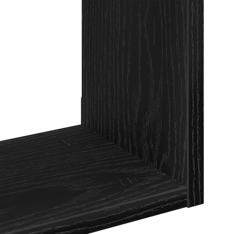 Casa si Gradina - Mobilier - Biblioteci si rafturi - Rafturi - Raft de perete, stejar negru, 90x16x78 cm, lemn prelucrat - Infinity.ro