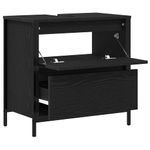 Casa si Gradina - Mobilier - Mobilier baie - Corpuri baie - Dulap pentru baie cu sertare Stejar negru 60x34,5x60 cm - Infinity.ro