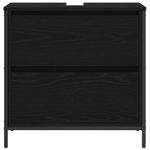 Casa si Gradina - Mobilier - Mobilier baie - Corpuri baie - Dulap pentru baie cu sertare Stejar negru 60x34,5x60 cm - Infinity.ro
