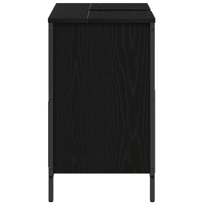 Casa si Gradina - Mobilier - Mobilier baie - Corpuri baie - Dulap pentru baie cu sertare Stejar negru 60x34,5x60 cm - Infinity.ro