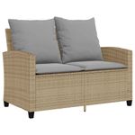 Casa si Gradina - Gradina si terasa - Mobilier exterior - Seturi mobila gradina - Set canapele de gradina cu perne, 6 piese, bej, poliratan - Infinity.ro