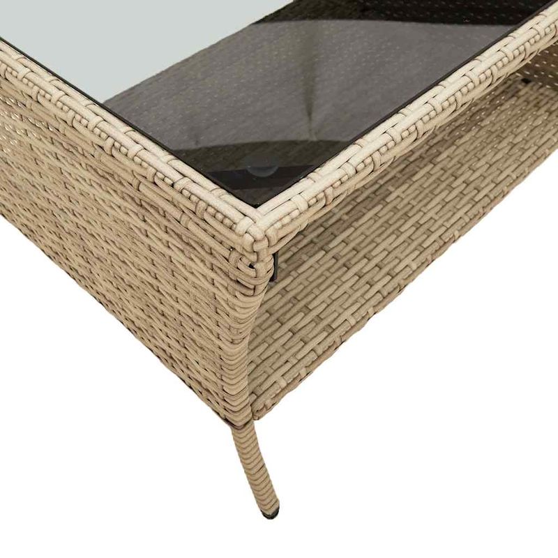 Casa si Gradina - Gradina si terasa - Mobilier exterior - Seturi mobila gradina - Set canapele de gradina cu perne, 6 piese, bej, poliratan - Infinity.ro