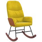 Casa si Gradina - Gradina si terasa - Balansoare si hamace - Balansoare - Scaun balansoar, galben, catifea - Infinity.ro