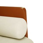 Casa si Gradina - Mobilier - Canapele si coltare - Canapele - Canapea loveseat cu perne de sustinere crem 110 cm catifea - Infinity.ro