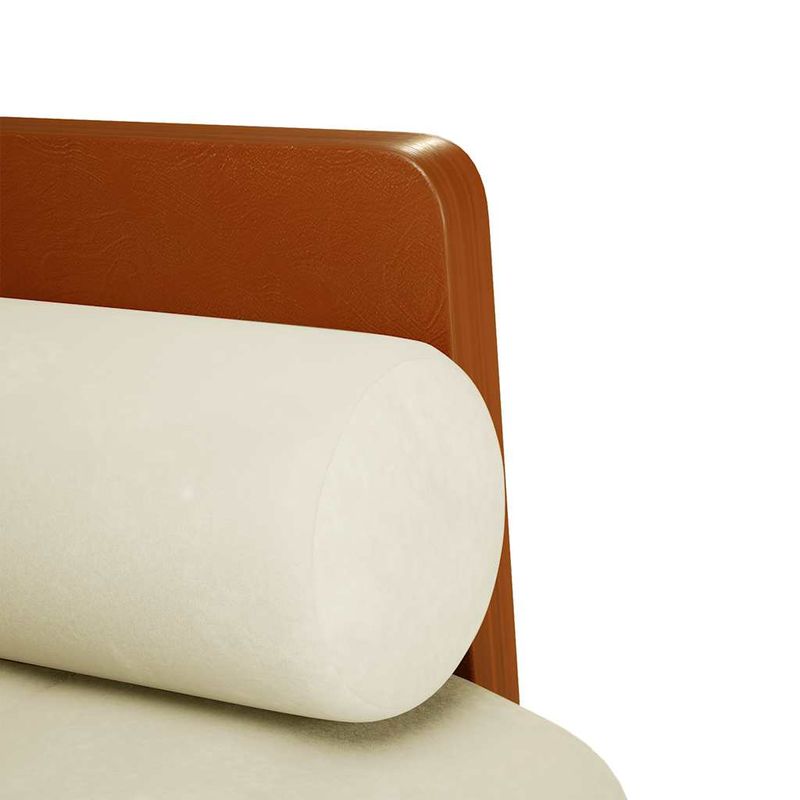 Casa si Gradina - Mobilier - Canapele si coltare - Canapele - Canapea loveseat cu perne de sustinere crem 110 cm catifea - Infinity.ro