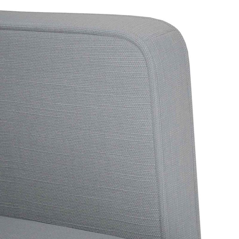 Casa si Gradina - Mobilier - Scaune si fotolii - Fotolii - Fotoliu cu cotiere, gri deschis, 53 cm, textil - Infinity.ro
