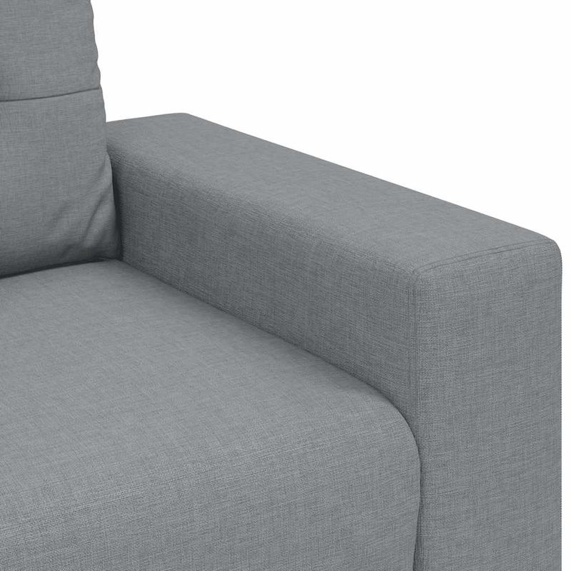 Casa si Gradina - Mobilier - Scaune si fotolii - Fotolii - Fotoliu canapea, gri deschis,59 cm, material textil - Infinity.ro