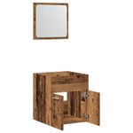 Casa si Gradina - Mobilier - Seturi de mobilier - Seturi baie - Set mobilier de baie, 2 piese, lemn vechi, lemn prelucrat - Infinity.ro