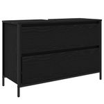 Casa si Gradina - Mobilier - Mobilier baie - Corpuri baie - Dulap pentru baie cu sertare Stejar negru 90x34,5x60 cm - Infinity.ro