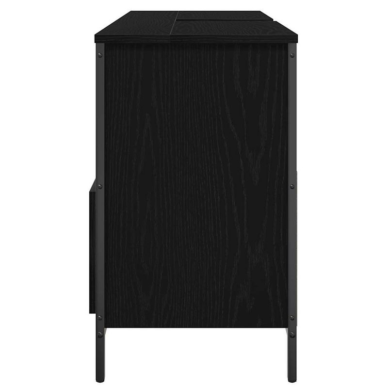 Casa si Gradina - Mobilier - Mobilier baie - Corpuri baie - Dulap pentru baie cu sertare Stejar negru 90x34,5x60 cm - Infinity.ro