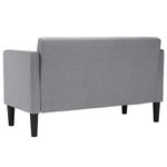 Casa si Gradina - Mobilier - Canapele si coltare - Canapele - Canapea loveseat, gri deschis, 111 cm, textil - Infinity.ro