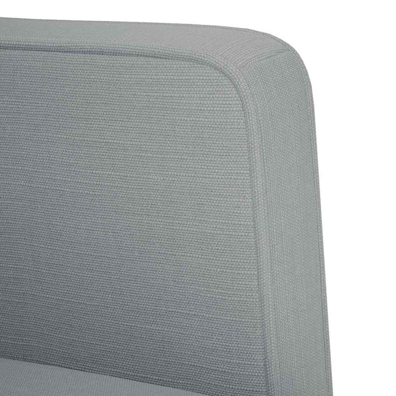 Casa si Gradina - Mobilier - Canapele si coltare - Canapele - Canapea loveseat, gri deschis, 111 cm, textil - Infinity.ro
