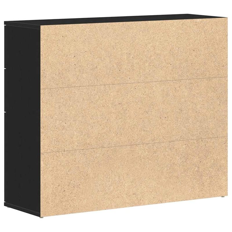 Casa si Gradina - Mobilier - Comode si corpuri - Comode - Bufeta Stejar negru 91x29,5x75 cm Lemn prelucrat - Infinity.ro