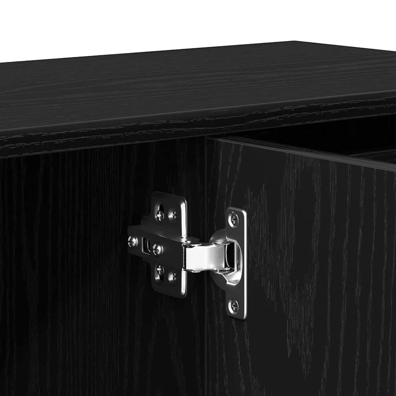 Casa si Gradina - Mobilier - Comode si corpuri - Comode - Bufeta Stejar negru 91x29,5x75 cm Lemn prelucrat - Infinity.ro