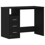 Casa si Gradina - Mobilier - Mese si birouri - Birouri - Birou cu sertare, stejar negru, 102x50x76 cm, lemn prelucrat - Infinity.ro
