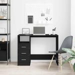 Casa si Gradina - Mobilier - Mese si birouri - Birouri - Birou cu sertare, stejar negru, 102x50x76 cm, lemn prelucrat - Infinity.ro